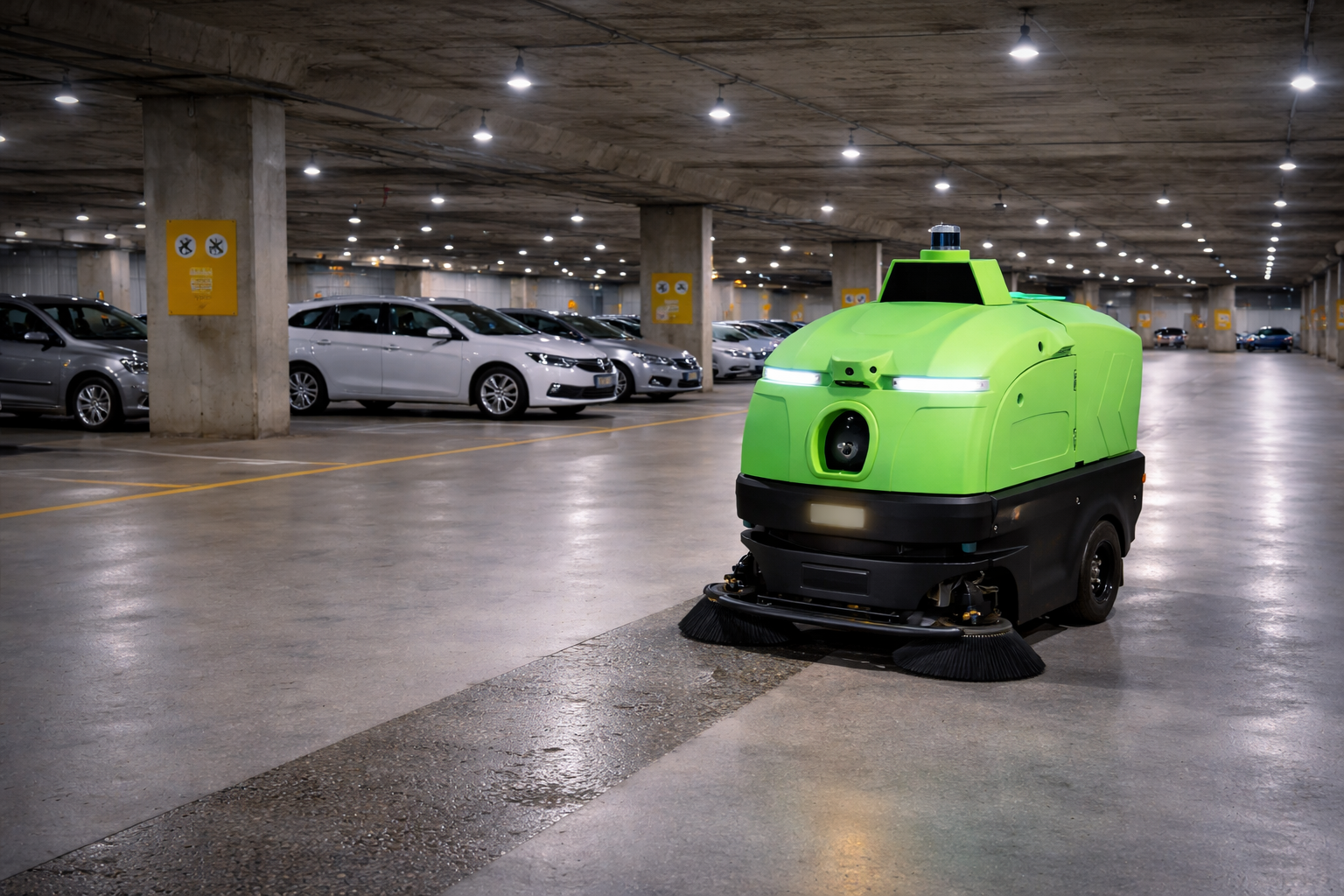 parking lot sweeper