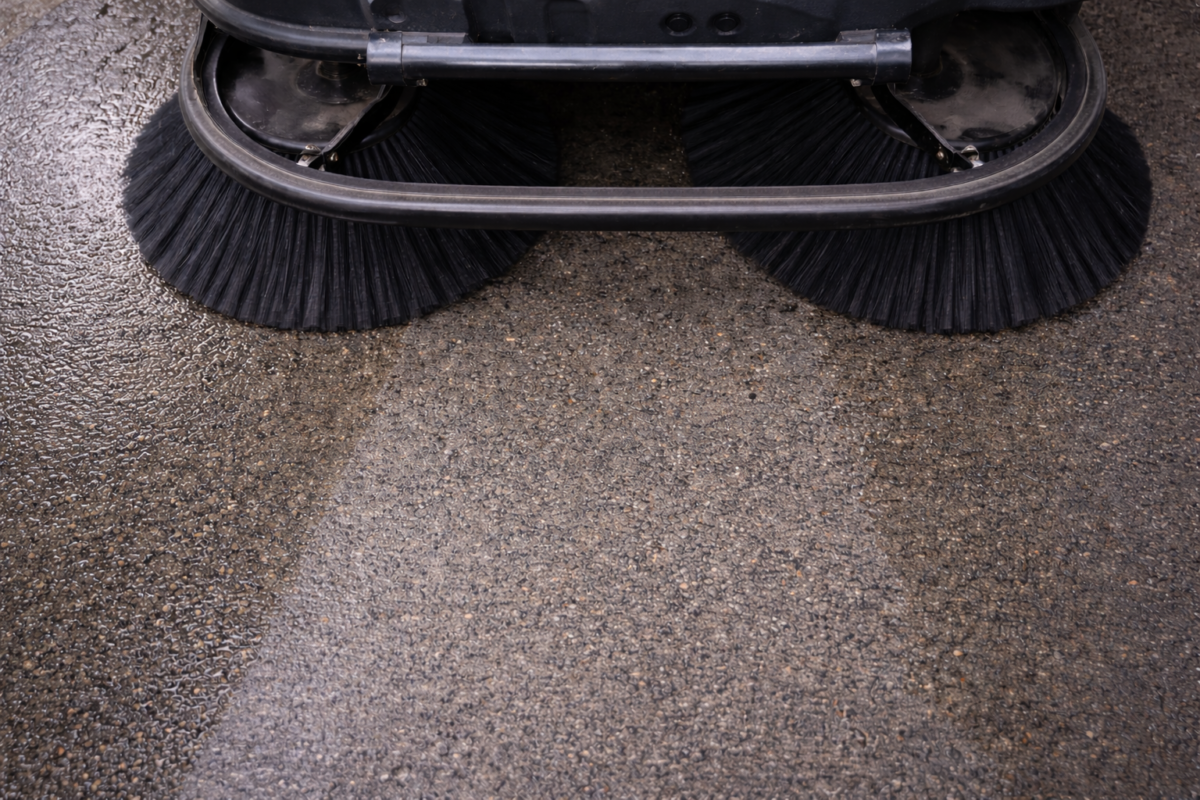 parking lot sweeper